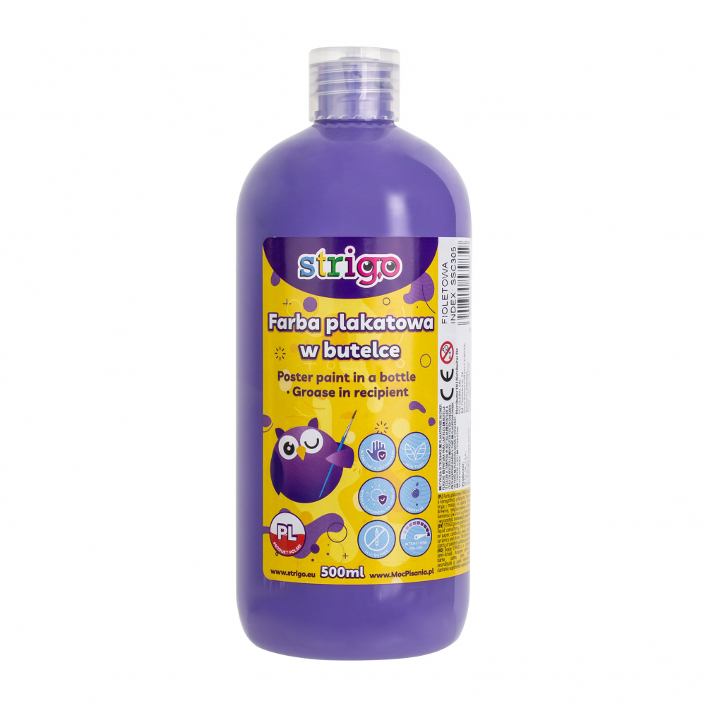 Guașe Strigo în Recipient 500 ml, Mov [1]