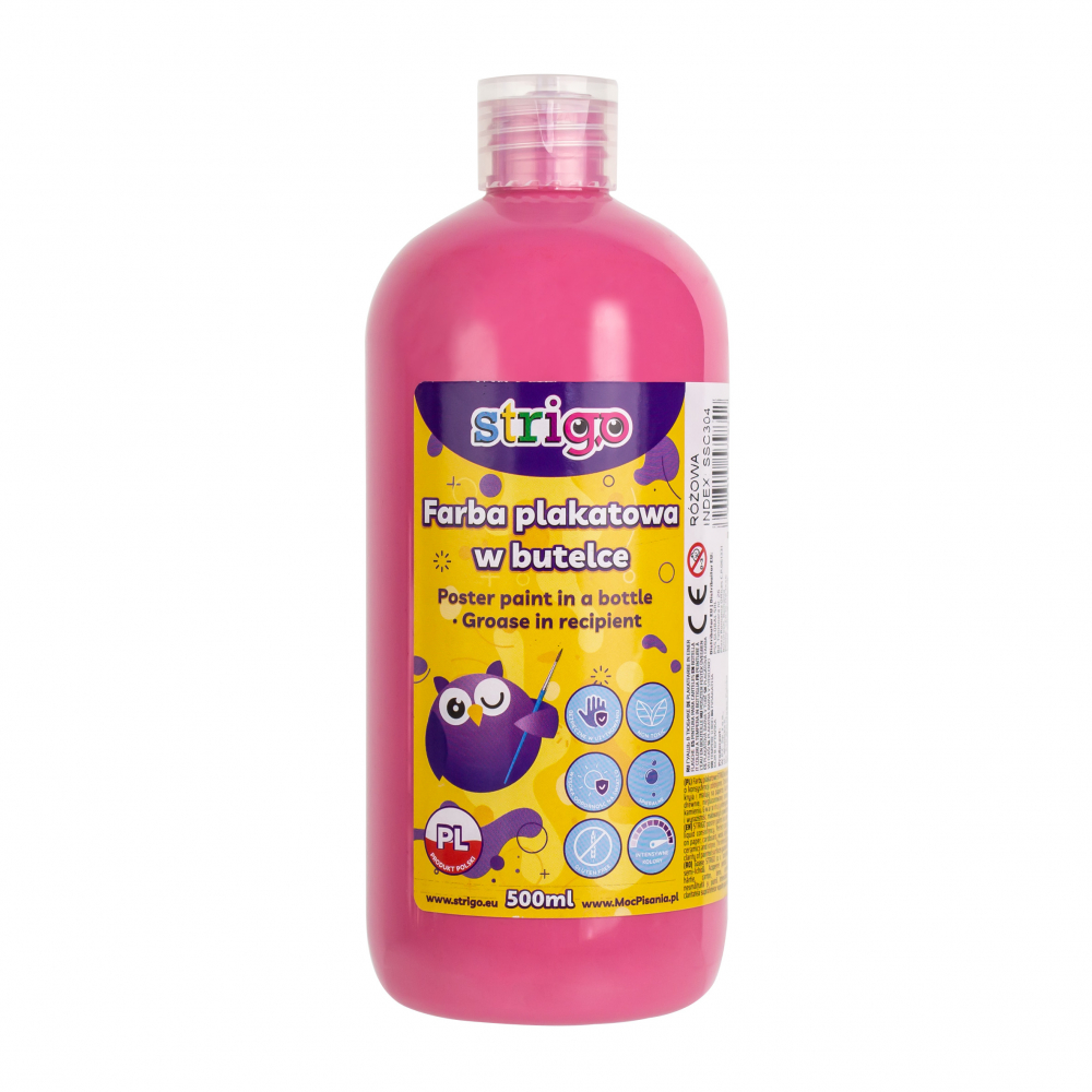 Guașe Strigo în Recipient 500 ml, Roz [1]