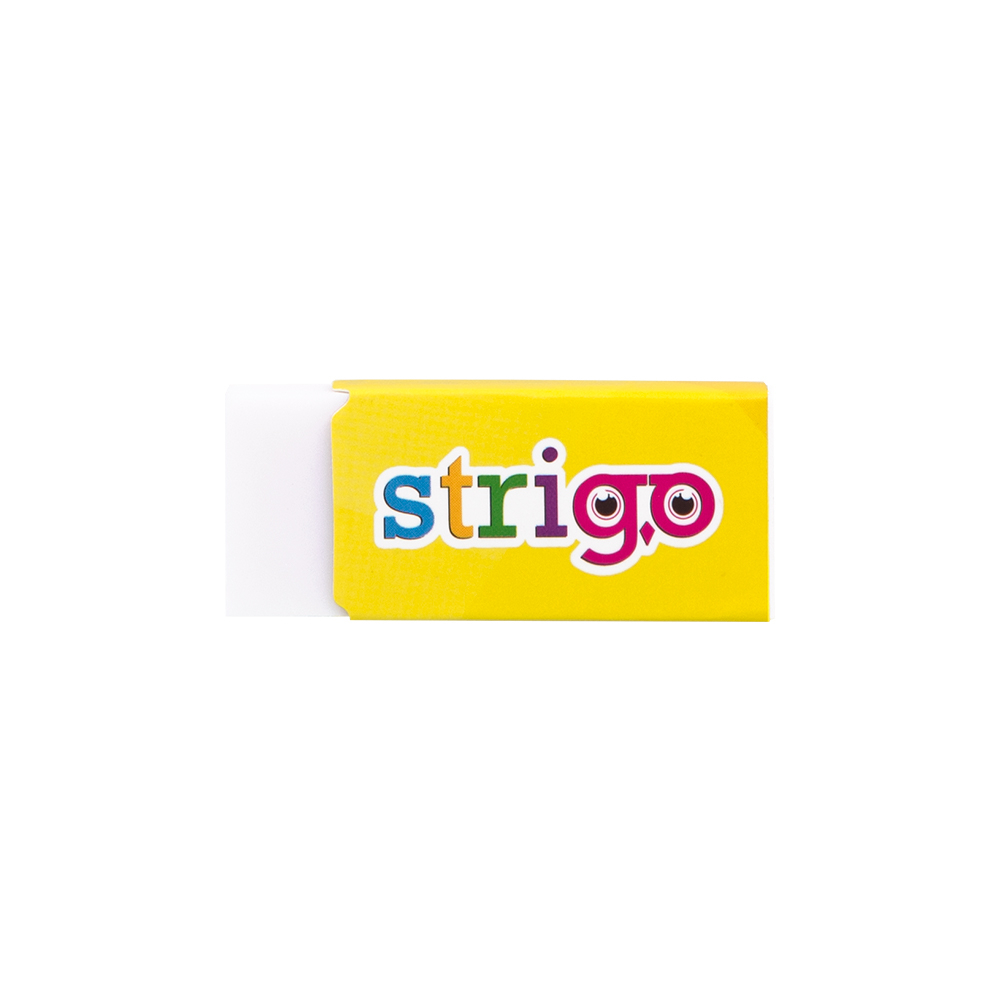 Gumă de șters Strigo, albă [1]
