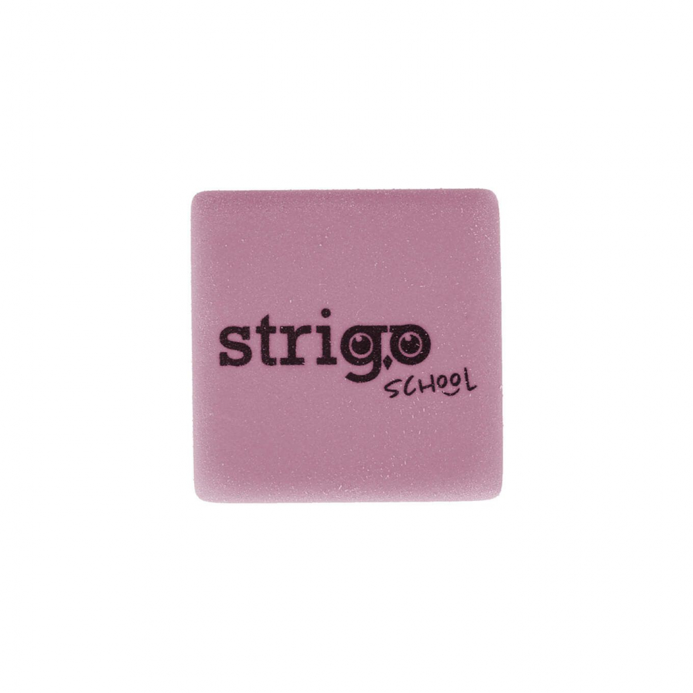 Gumă de șters Strigo, forma patrata, 4 culori [4]