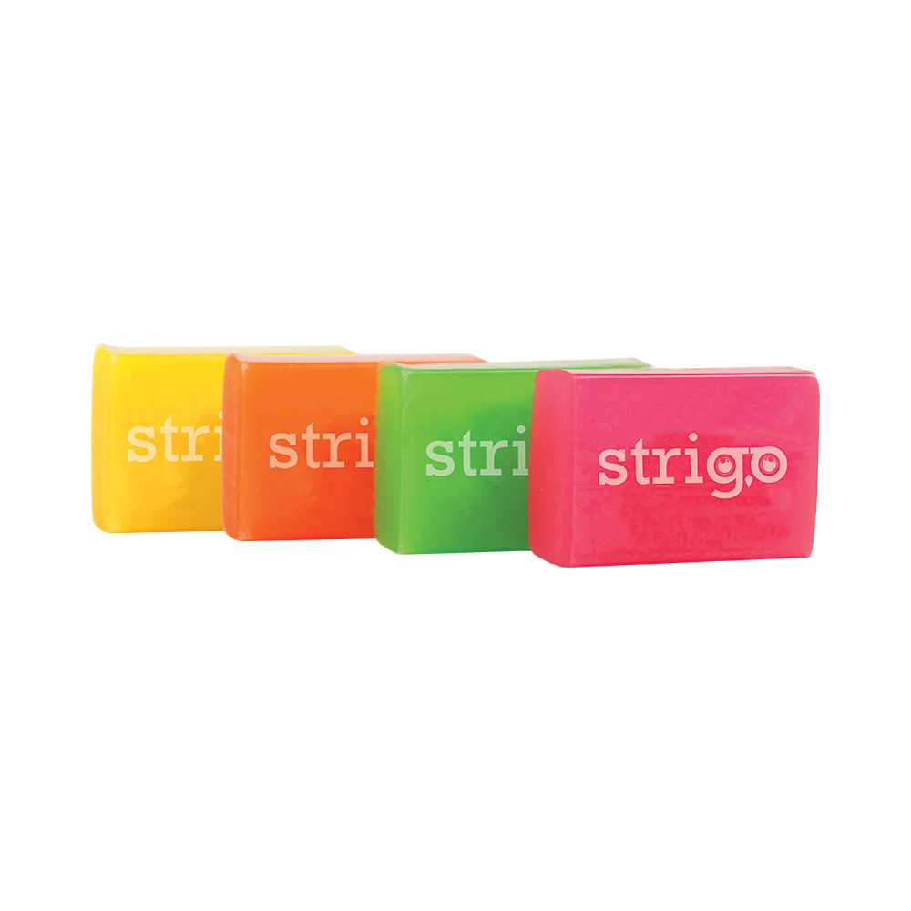 Gumă de șters Strigo Neon, culori asortate [1]