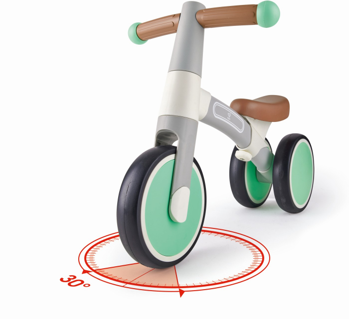 Hape Bicicletă de Echilibru Verde cu 3 Roți  [7]