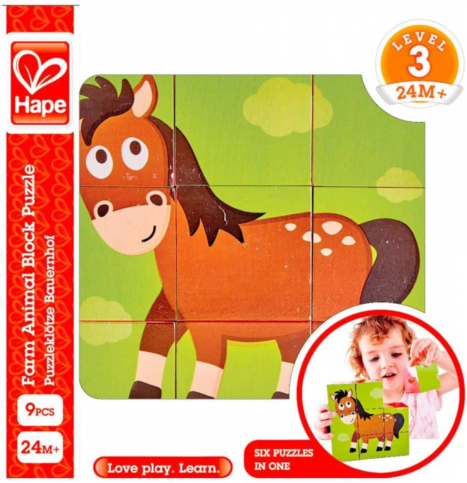 Hape puzzle ferma animalelor [1]