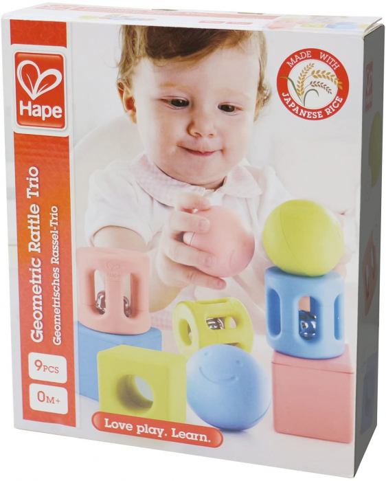 Hape Set 3 Zornaitoare Forme Geometrice