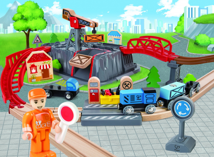 Hape Set Trenuleț Construcții  [7]