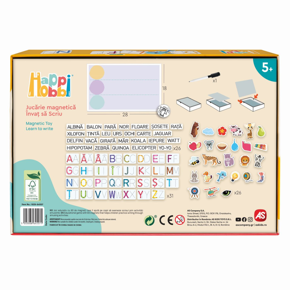 HAPPI HOBBI JUCARIE MAGNETICA INVAT SA SCRIU [10]