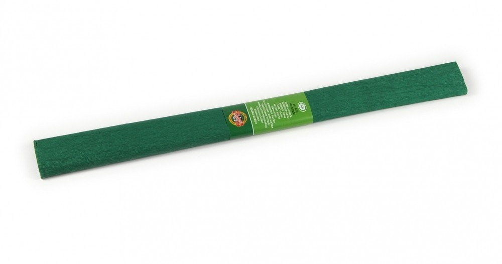 Hartie creponata 50x200 cm,verde inchis,10 bucati set