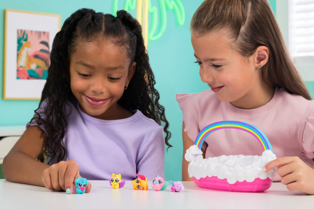 HATCHIMALS ALIVE NEON RAINBOW SET COSULET DE OUA [6]