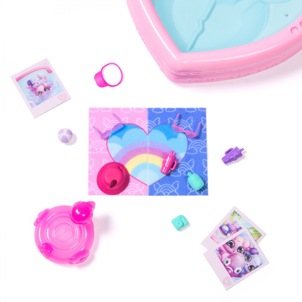 HATCHIMALS ALIVE NEON RAINBOW SET PETRECERE LA PISCINA [2]