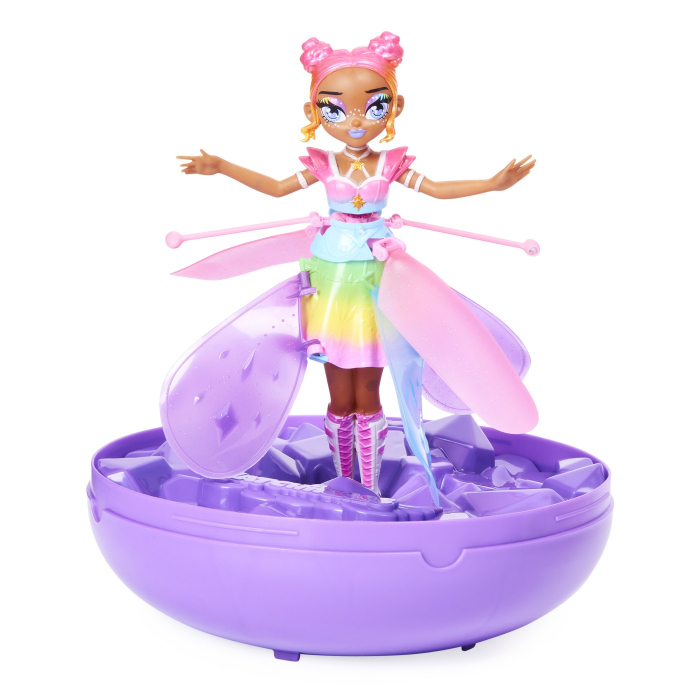 Hatchimals Zână Zburătoare Curcubeu cu Sclipici  [3]