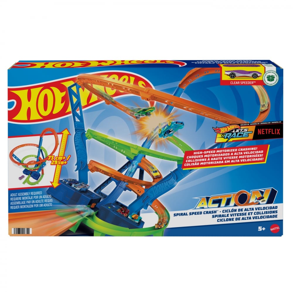HOT WHEELS ACTION SET COLIZIUNEA SPIRAL SPEED [1]