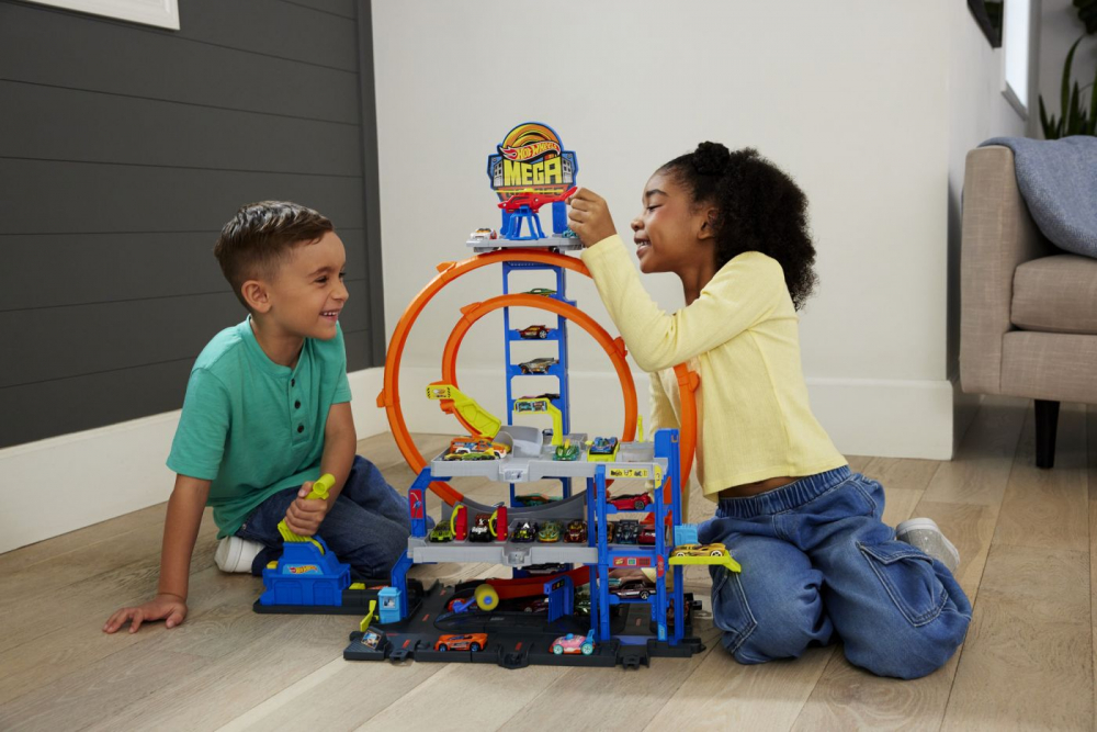 HOT WHEELS CITY SET MEGA GARAJUL [4]