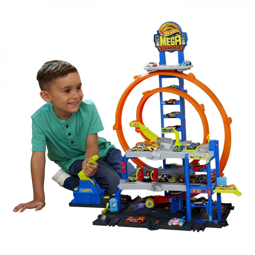 HOT WHEELS CITY SET MEGA GARAJUL [3]