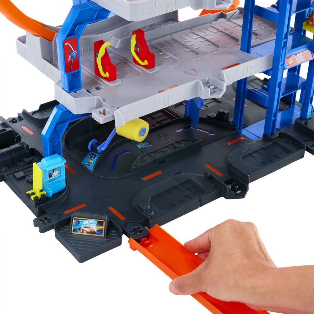 HOT WHEELS CITY SET MEGA GARAJUL [7]