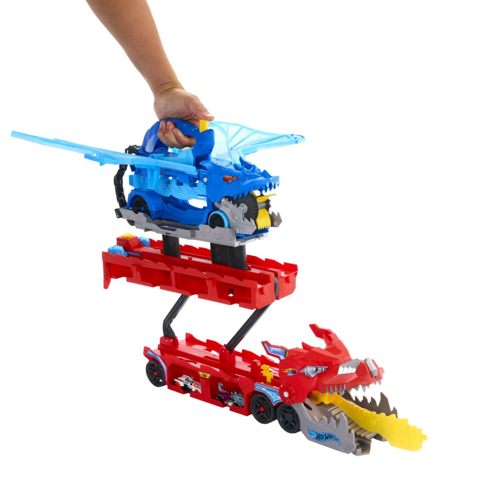HOT WHEELS CITY TRANSPORTATOR SUPREM CU 2 DRAGONI [8]