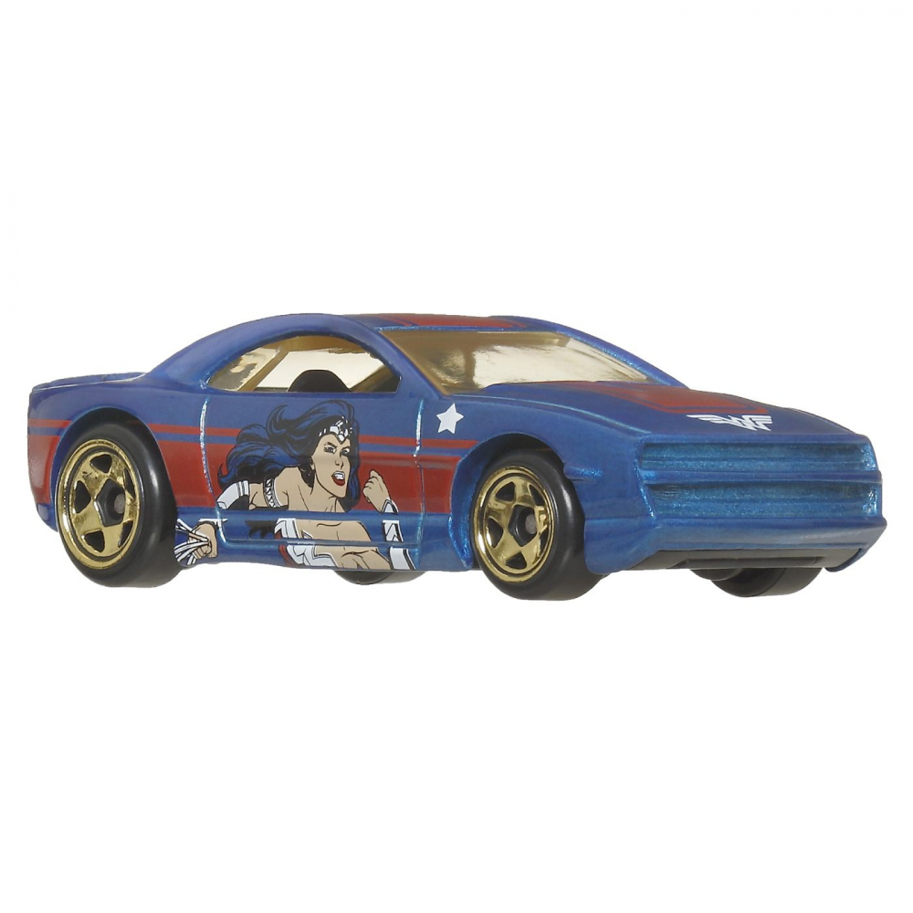 HOT WHEELS MASINA METALICA TEMATICA BATMAN MUSCLE TONE SCARA 1 LA 64 [2]