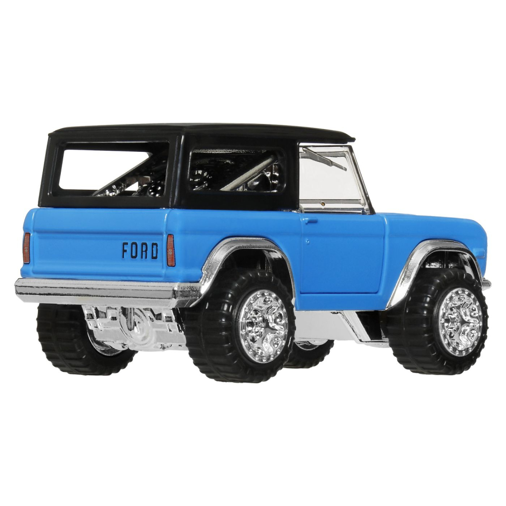 HOT WHEELS MASINUTA METALICA CU SISTEM PULL BACK FORD BRONCO 1966 FACTORY FRESH SCARA 1 LA 43 [5]
