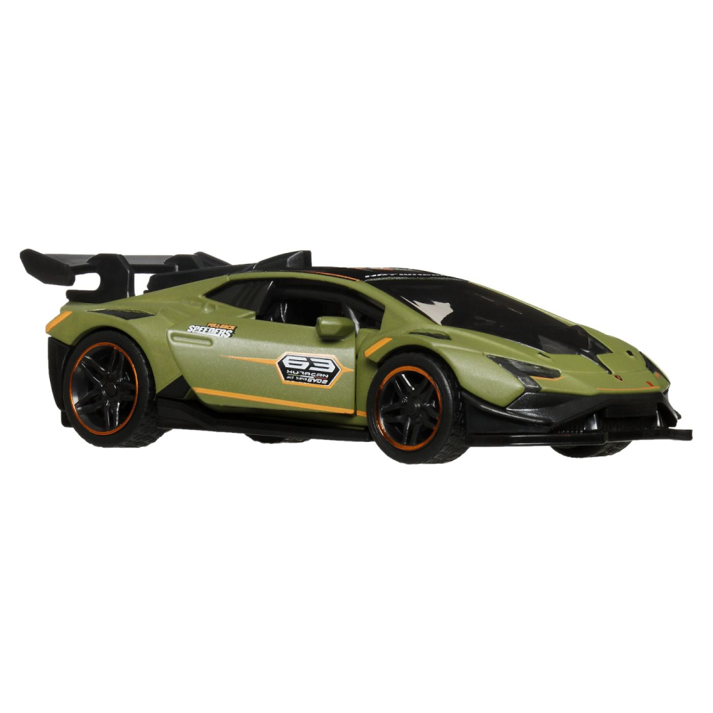 HOT WHEELS MASINUTA METALICA CU SISTEM PULL BACK LAMBORGHINI HURACAN SUPER TROFEO EVO2 STREET POWER SCARA 1 LA 43 [2]