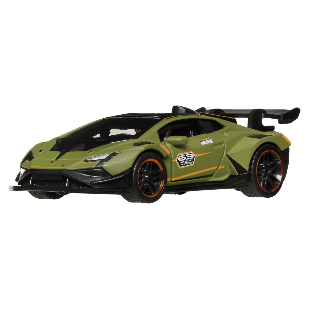 HOT WHEELS MASINUTA METALICA CU SISTEM PULL BACK LAMBORGHINI HURACAN SUPER TROFEO EVO2 STREET POWER SCARA 1 LA 43 [4]