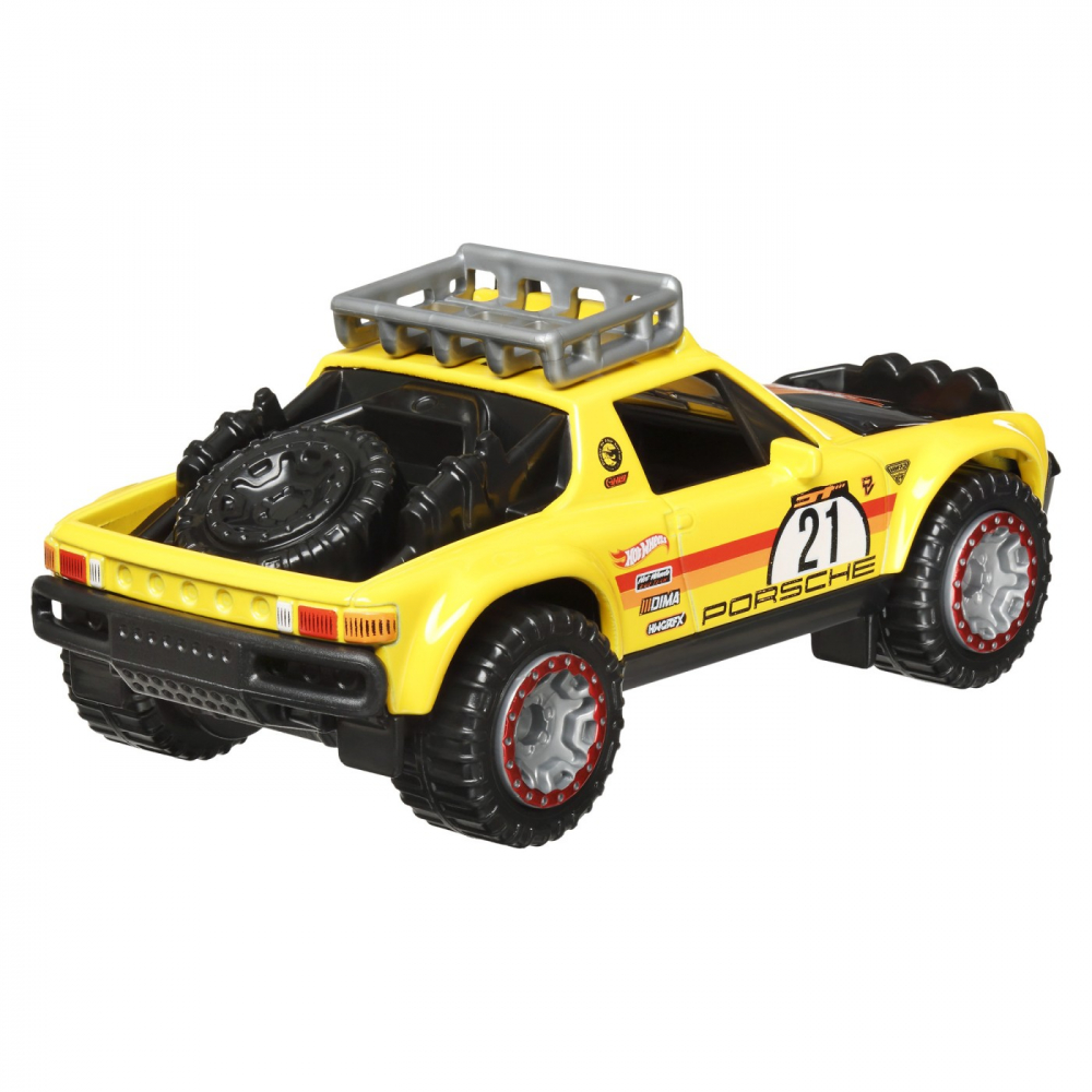 Hot Wheels Masinuta Metalica Cu Sistem Pull Back Porsche 914 Safari Scara 1:43 [4]