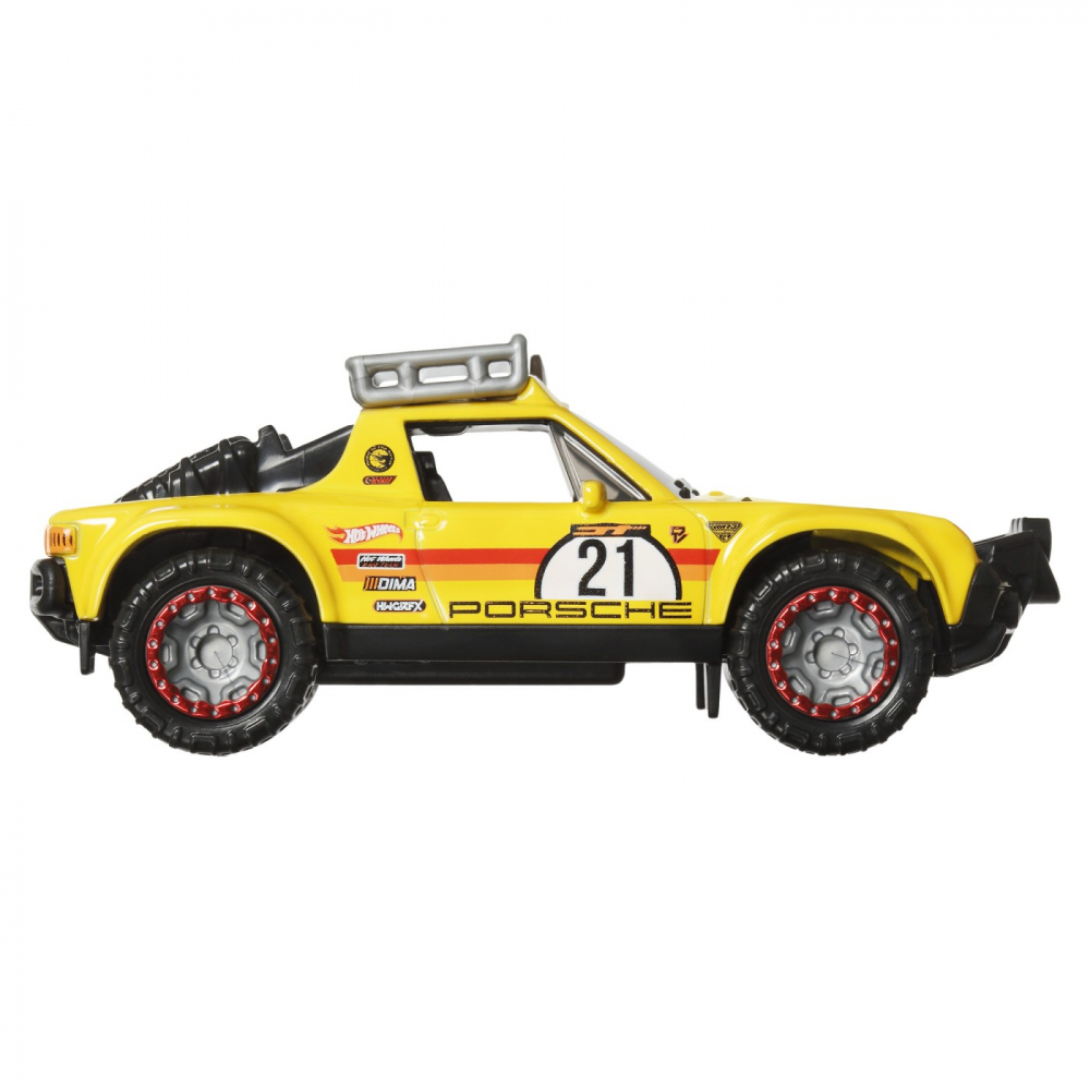 Hot Wheels Masinuta Metalica Cu Sistem Pull Back Porsche 914 Safari Scara 1:43 [6]