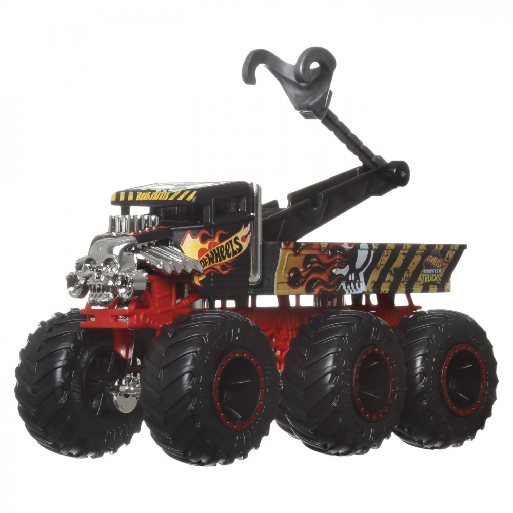 HOT WHEELS MONSTER TRUCK BIG RIGS MASINUTA METALICA CU 6 ROTI BONE SHAKER SCARA 1:64 [2]