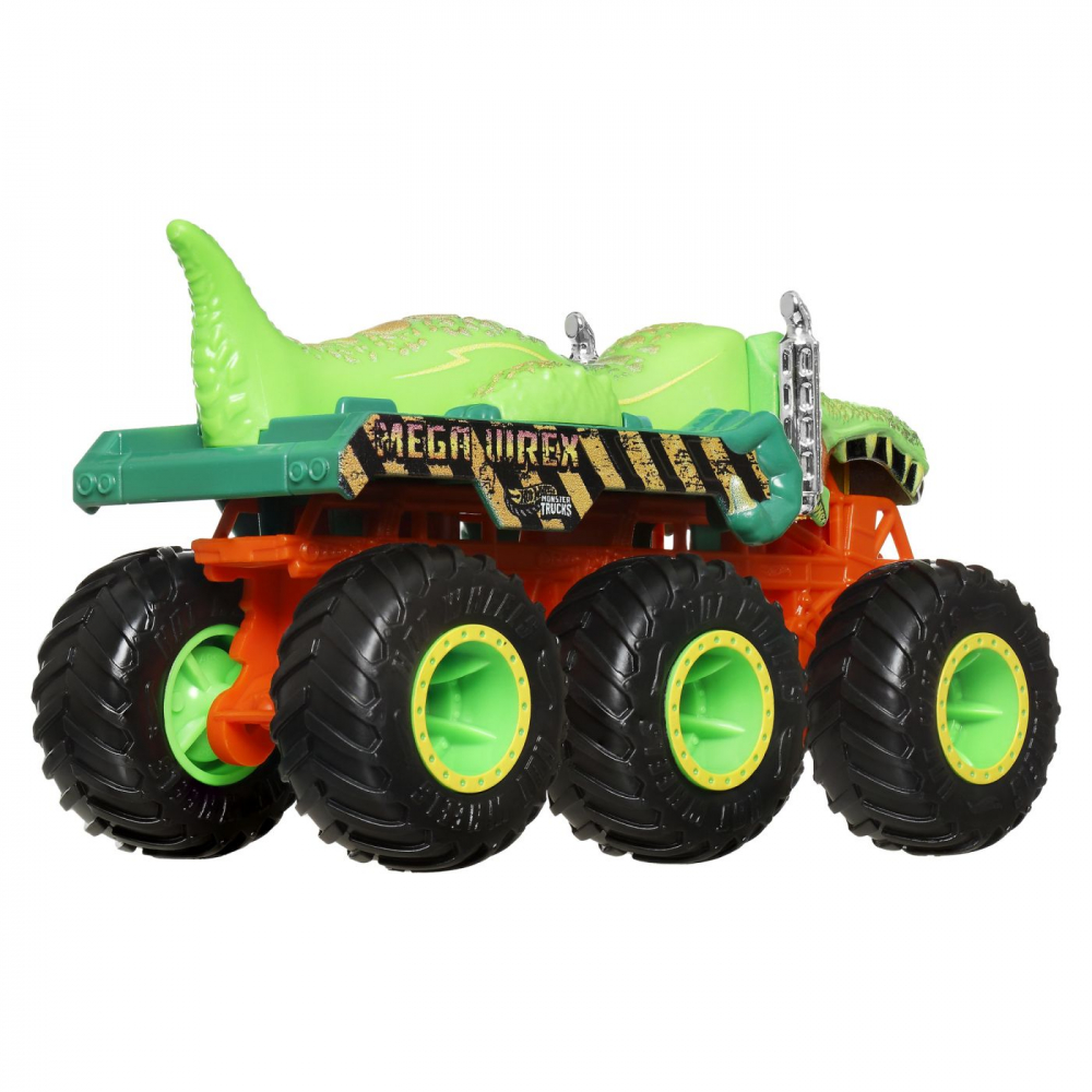 HOT WHEELS MONSTER TRUCK BIG RIGS MASINUTA METALICA CU 6 ROTI MEGA-WREX SCARA 1 LA 64 [5]