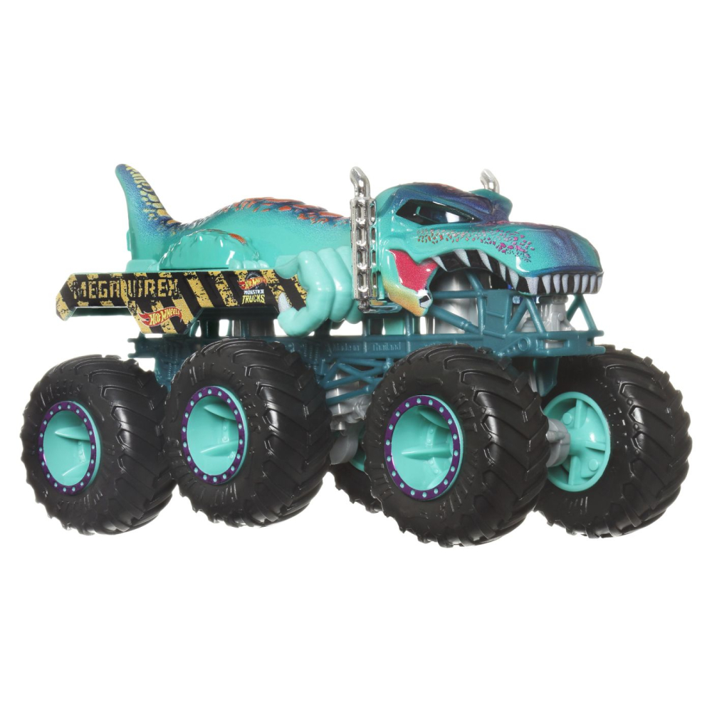 HOT WHEELS MONSTER TRUCK BIG RIGS MASINUTA METALICA CU 6 ROTI MEGA-WREX TURCOAZ SCARA 1 LA 64 [2]