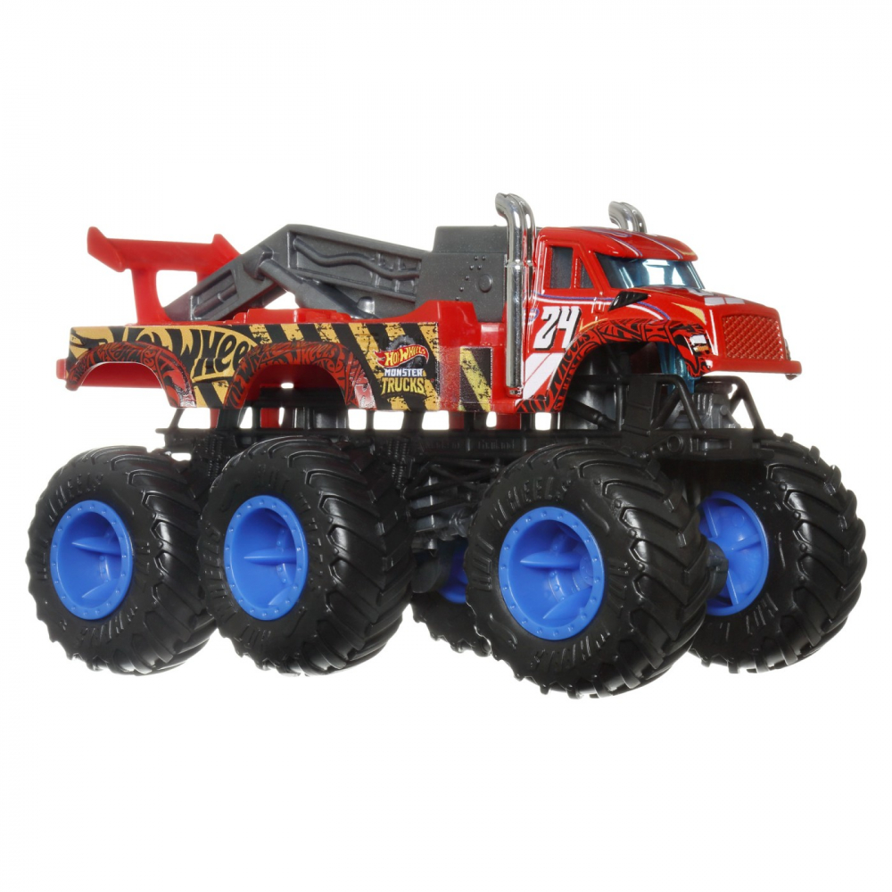 HOT WHEELS MONSTER TRUCK BIG RIGS MASINUTA METALICA CU 6 ROTI THE 909 SCARA 1:64 [4]