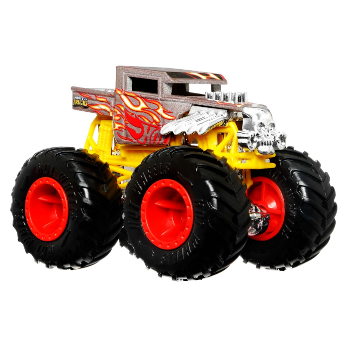 Hot Wheels Monster Truck Camion Bone Shaker cu Culori Schimbatoare 1:64  [5]