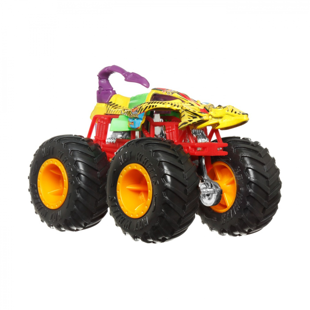 HOT WHEELS MONSTER TRUCK CAMION CU CULORI SCHIMBATOARE SCARA 1:64 [5]