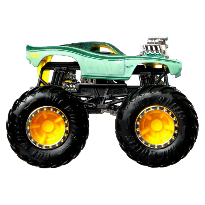Hot wheels monster truck camion rodger dodger cu culori schimbatoare scara 1:64 [5]