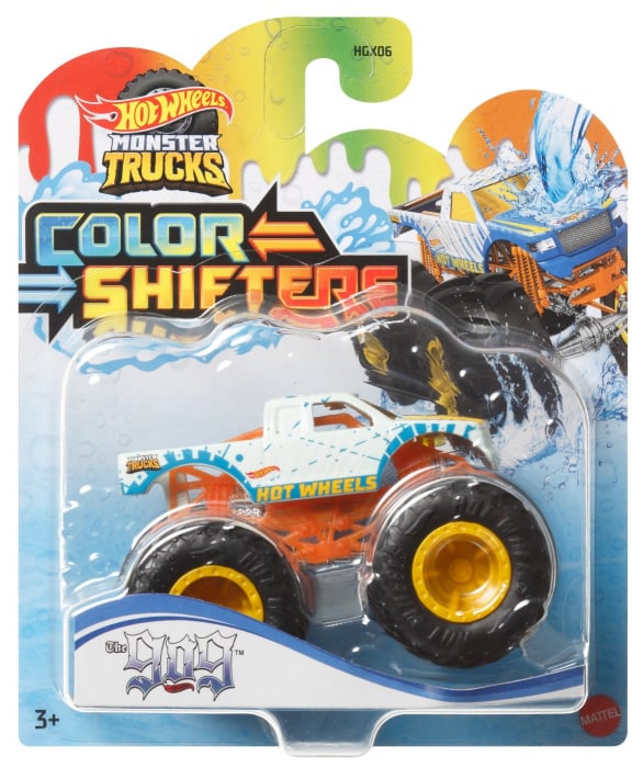 Hot Wheels Monster Truck Camion The Hog cu Culori Schimbatoare 1:64 [1]