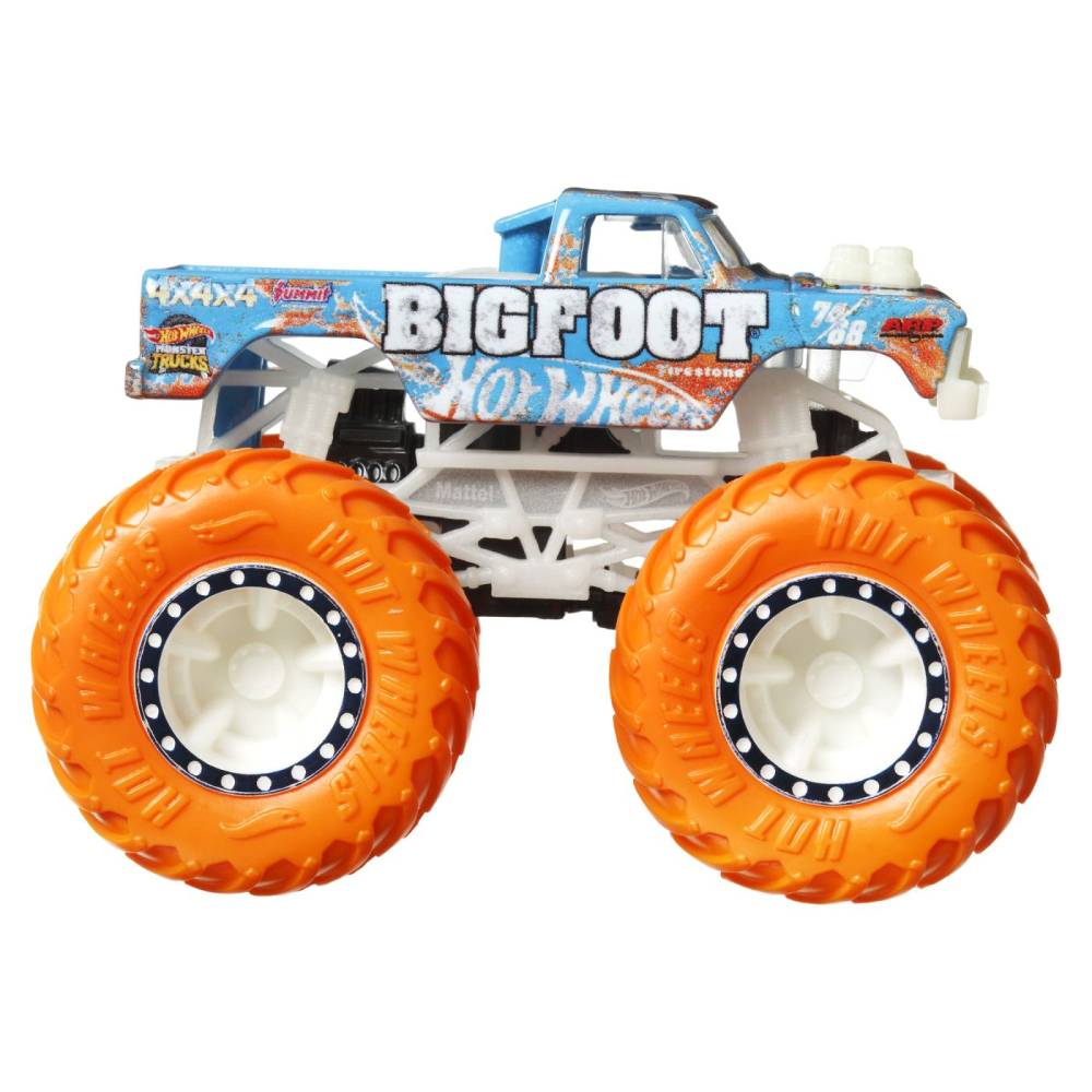 HOT WHEELS MONSTER TRUCK GLOW IN THE DARK MASINUTA BIGFOOT SCARA 1 LA 64 [3]