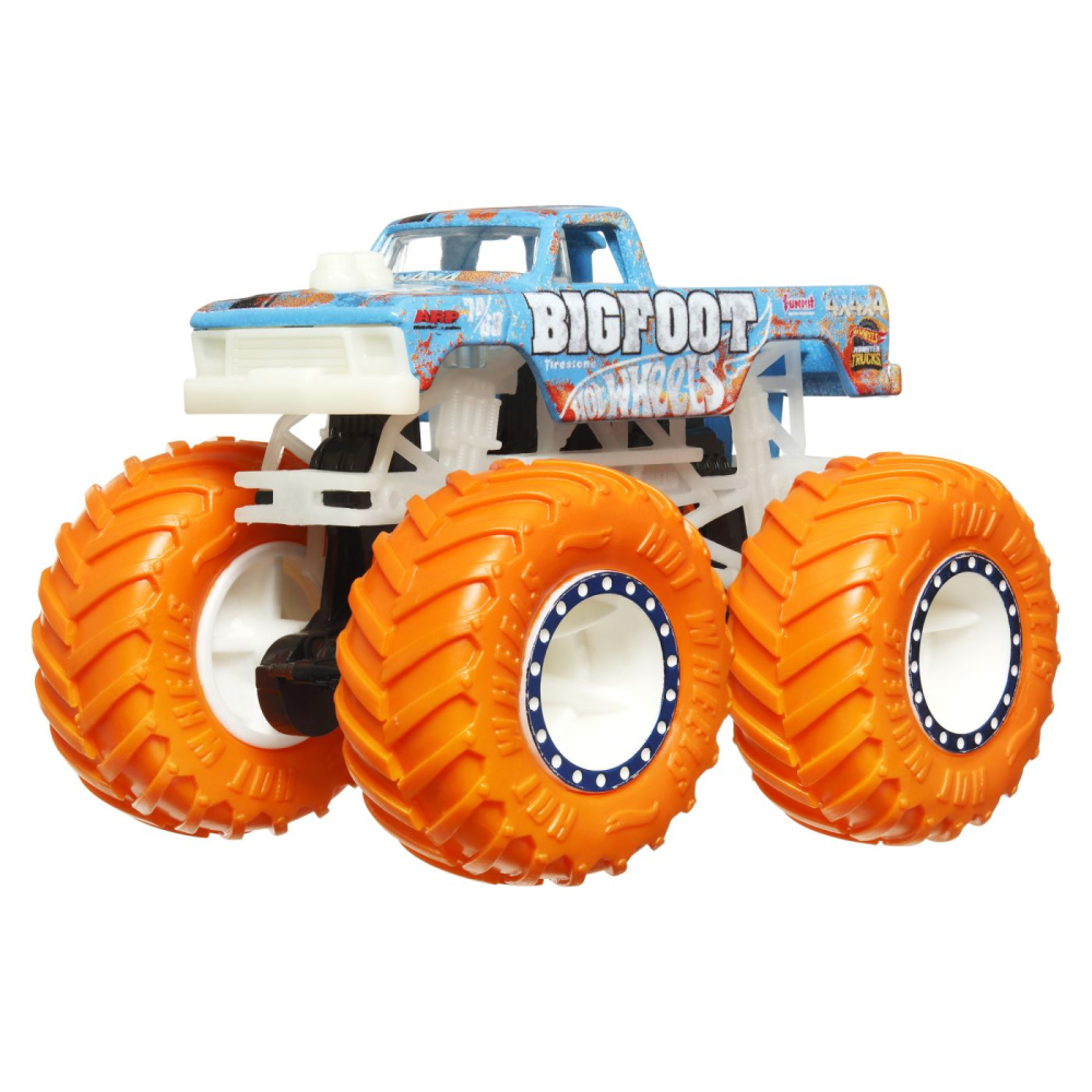 HOT WHEELS MONSTER TRUCK GLOW IN THE DARK MASINUTA BIGFOOT SCARA 1 LA 64 [4]