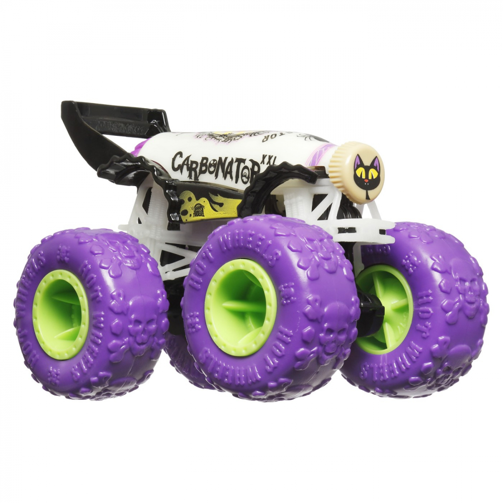 HOT WHEELS MONSTER TRUCK GLOW IN THE DARK MASINUTA CARBONATOR XXL SCARA 1:64 [4]