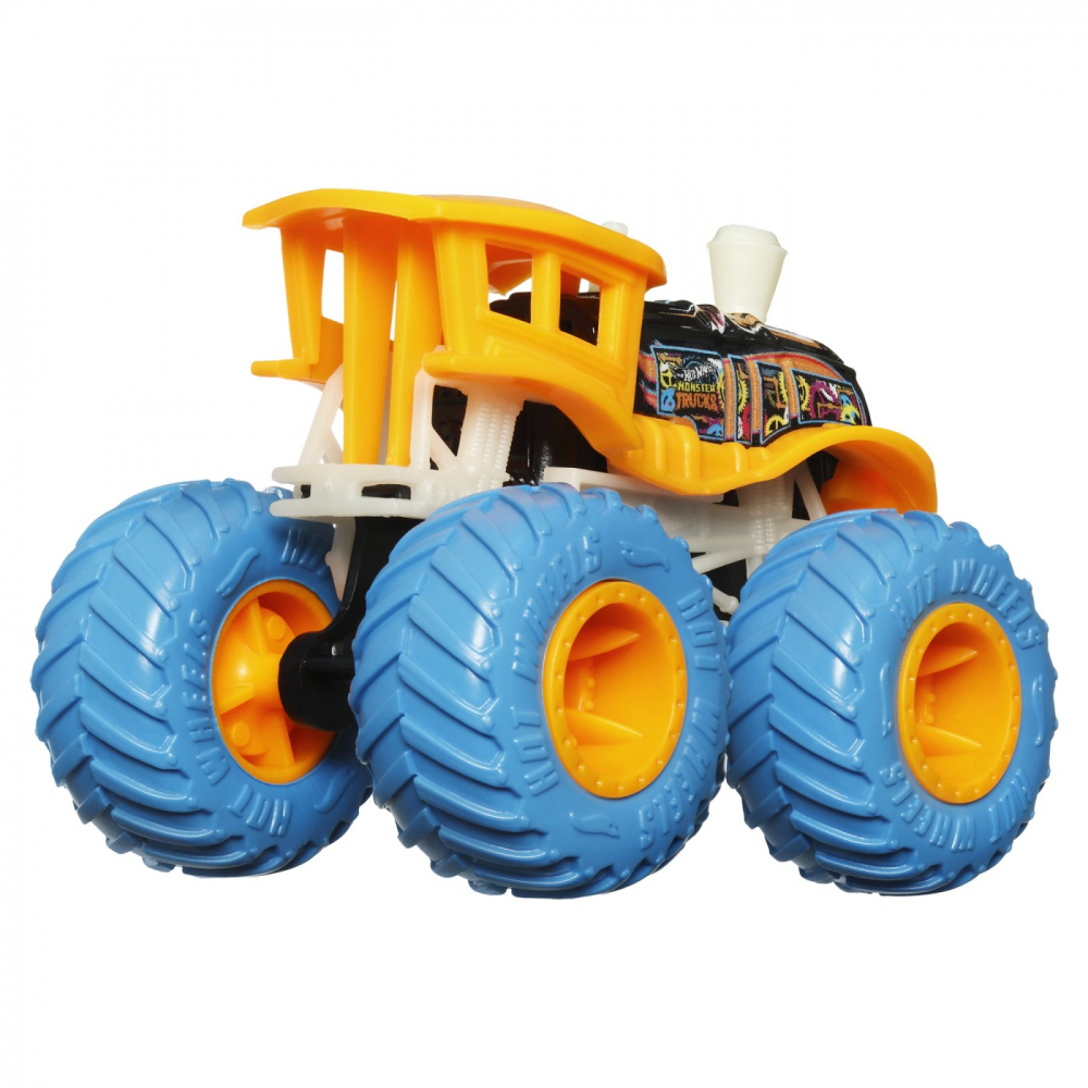 Hot Wheels Monster Truck Glow In The Dark Masinuta Loco Punk Scara 1:64 [2]
