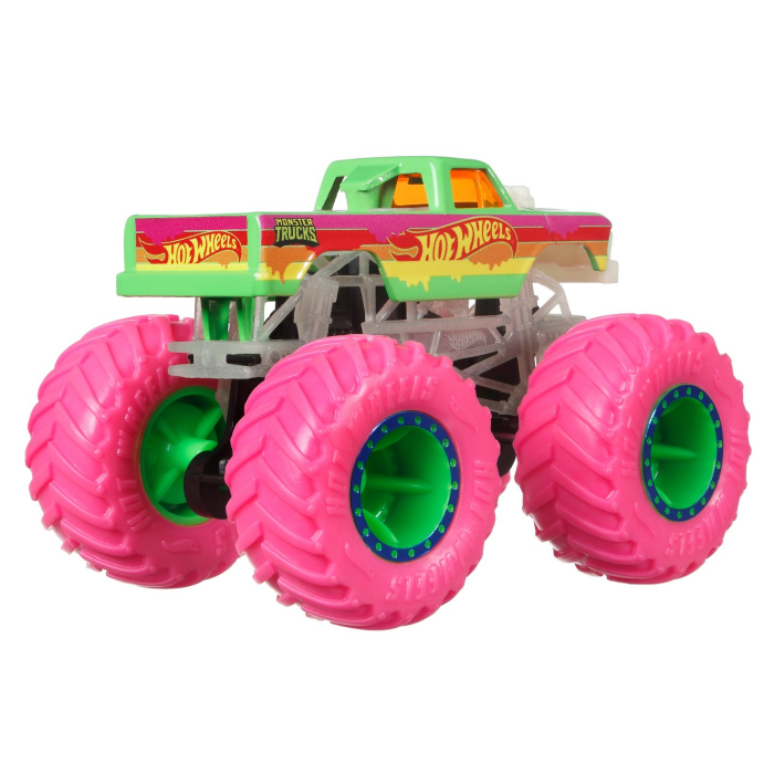 Hot Wheels - Monster Truck Glow in the Dark Mașinuța Midwest Madness 1:64  [3]
