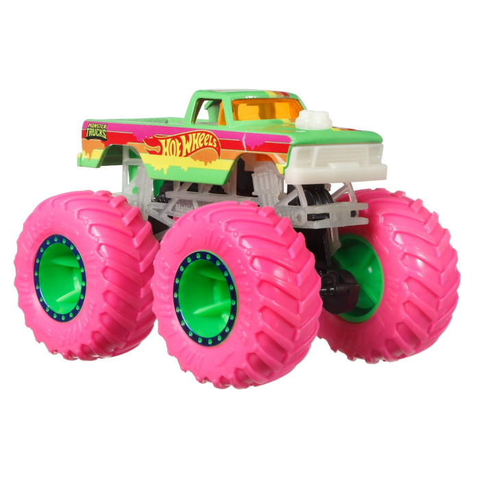 Hot Wheels - Monster Truck Glow in the Dark Mașinuța Midwest Madness 1:64  [4]