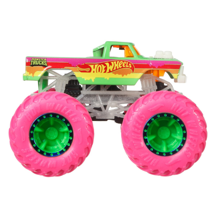Hot Wheels - Monster Truck Glow in the Dark Mașinuța Midwest Madness 1:64  [5]