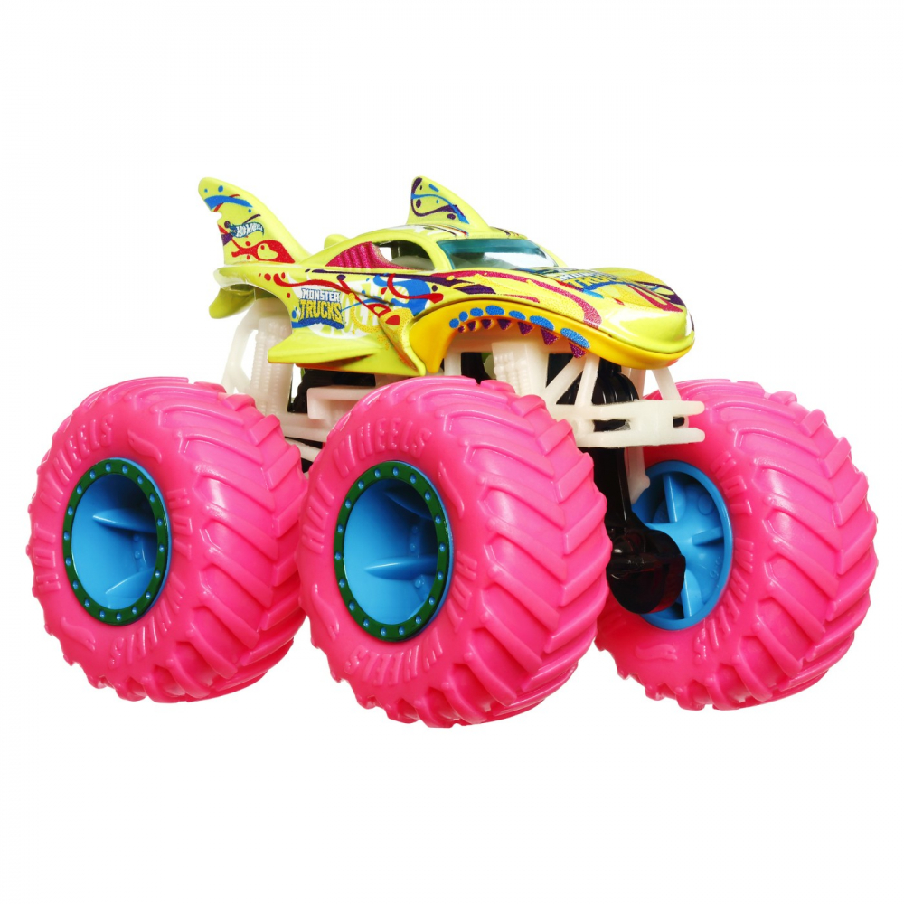 Hot Wheels Monster Truck Glow In The Dark Masinuta Shark Wreak Scara 1:64 [2]