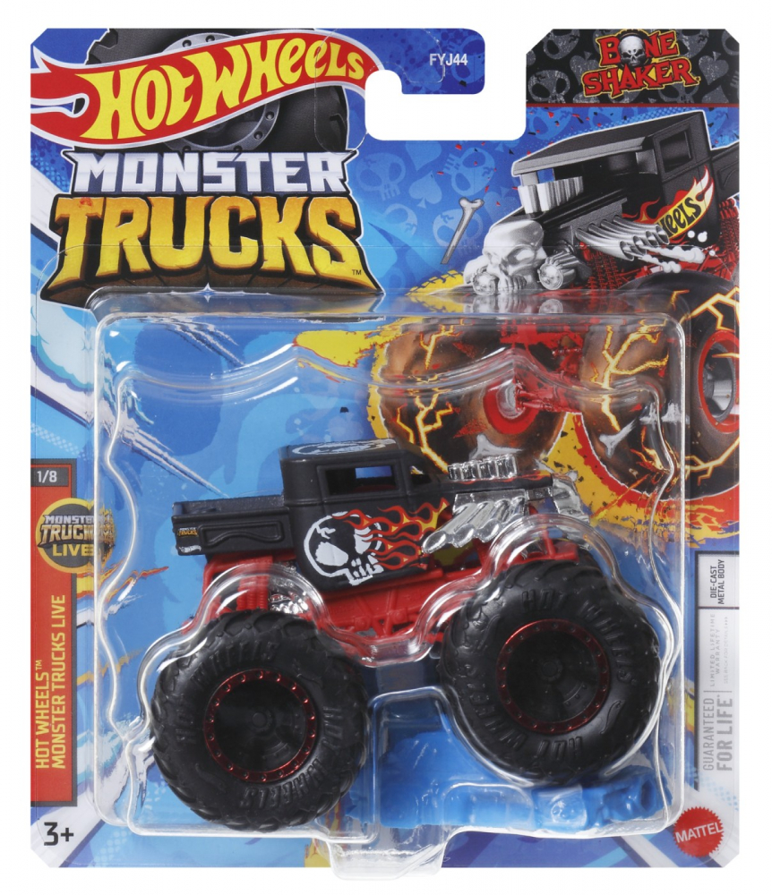 HOT WHEELS MONSTER TRUCK MASINUTA BONE SHAKER SCARA 1:64 [1]