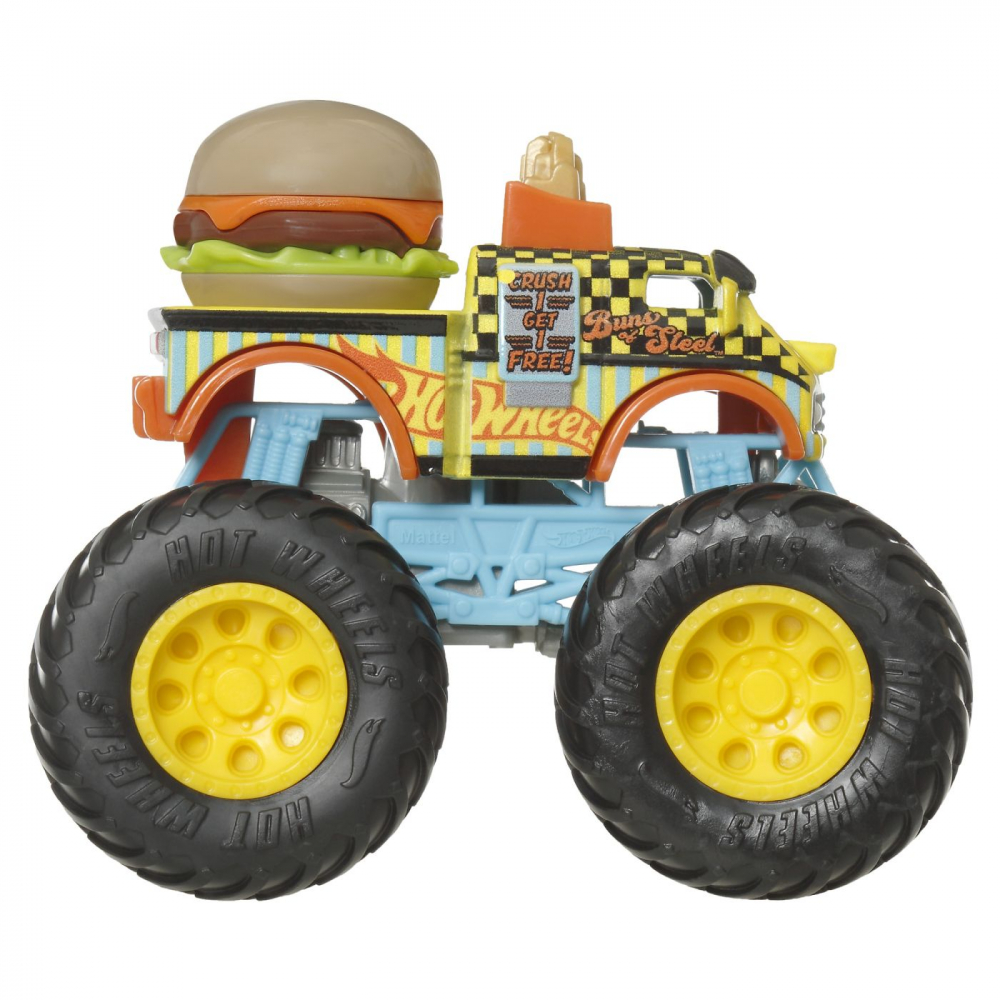 HOT WHEELS MONSTER TRUCK MASINUTA BUNS OF STEEL SCARA 1:64 [6]