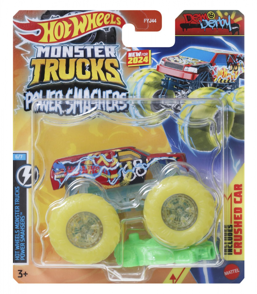 HOT WHEELS MONSTER TRUCK MASINUTA DEMO DERBY SCARA 1:64 [1]