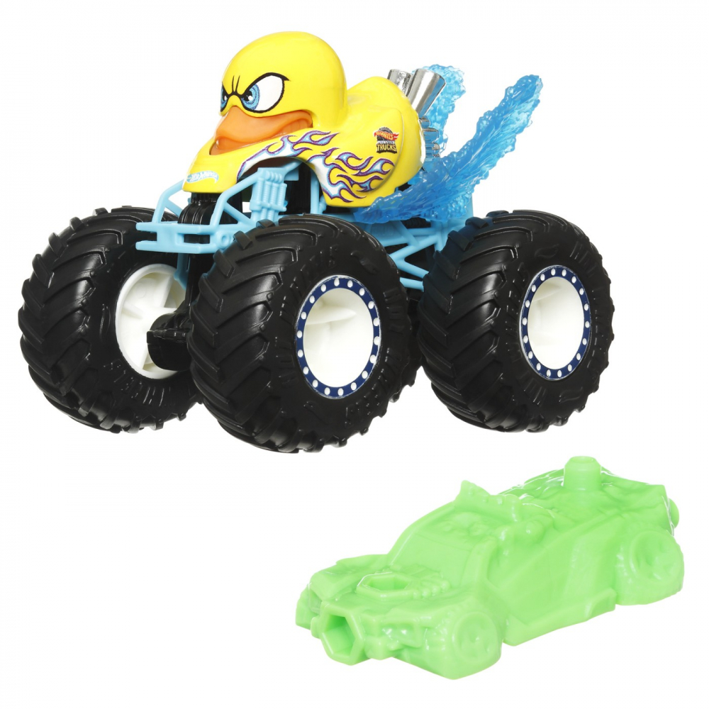 Hot Wheels Monster Truck Masinuta Duck N Roll Scara 1:64 [4]