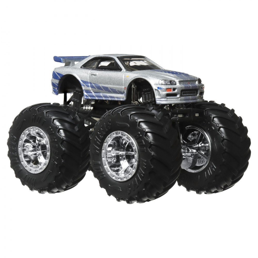 HOT WHEELS MONSTER TRUCK MASINUTA FAST AND FURIOUS SKYLINE SCARA 1:64 [4]