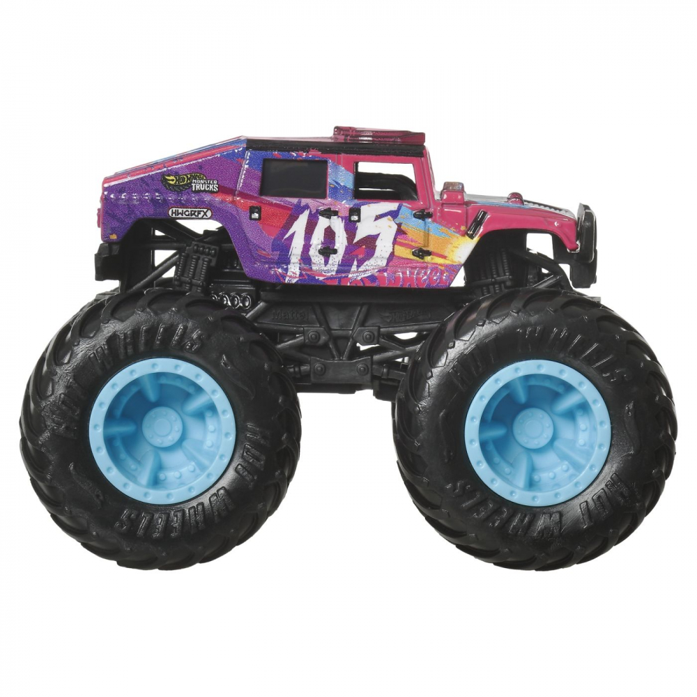 HOT WHEELS MONSTER TRUCK MASINUTA HUMVEE 4-CT FASTBACK SCARA 1:64 [6]