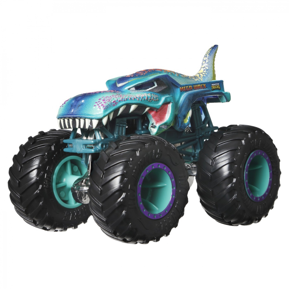 Hot Wheels Monster Truck Masinuta Mega Wrex Scara 1:64 [3]