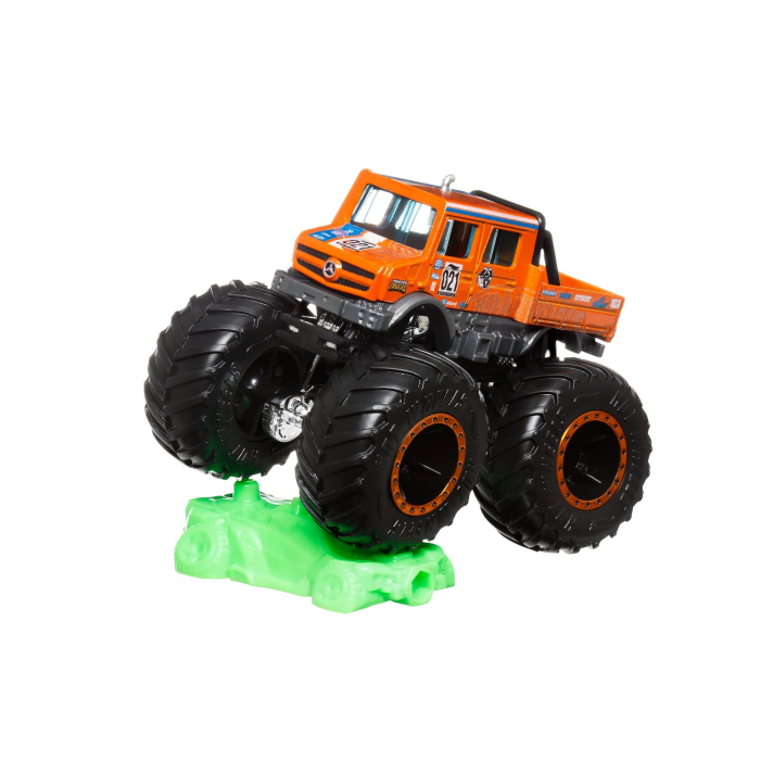 Hot wheels monster truck masinuta mercedes beng unimog scara 1:64 [5]
