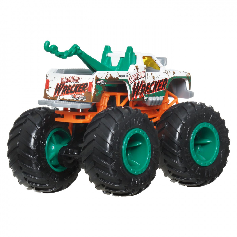 HOT WHEELS MONSTER TRUCK MASINUTA RAMBLIN WRECKER SCARA 1:64 [4]